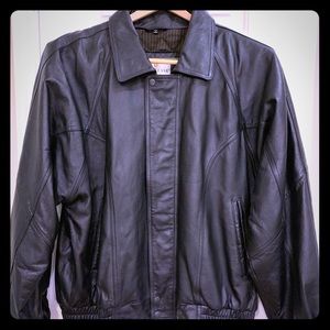 100% Lamb skin leather jacket